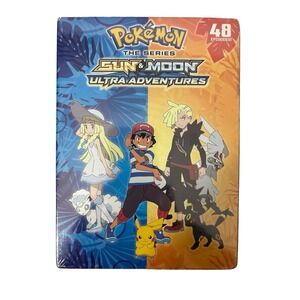 Pokémon Sun and Moon Ultra Adventures Complete 48 episodes DVD New SEALED